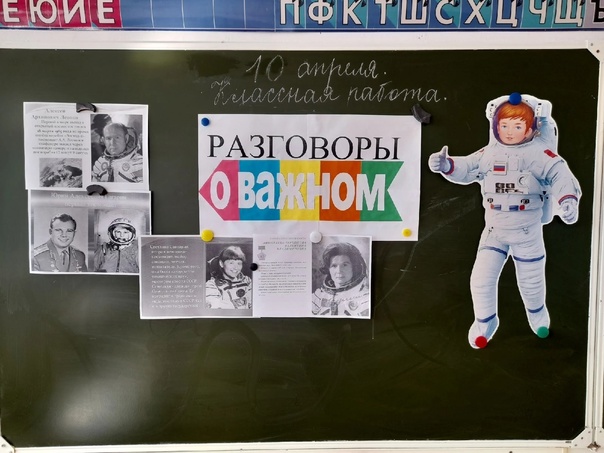 РАЗГОВОРЫ О ВАЖНОМ. "День космонавтики. Мы первые".